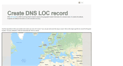 Desktop Screenshot of dnsloc.net