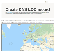 Tablet Screenshot of dnsloc.net
